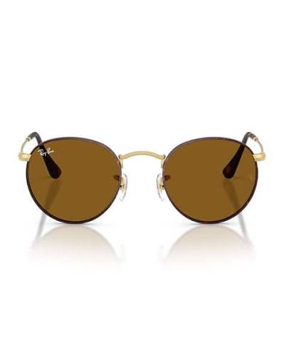 Rayban Rounded Sunglass Brown Color